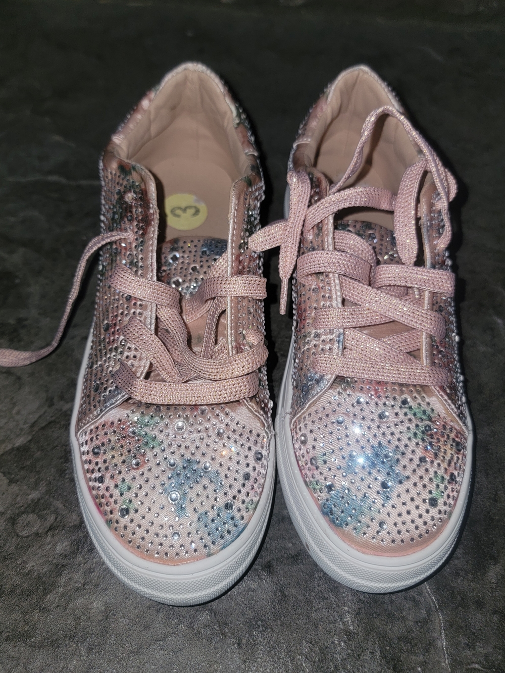 Girls Shoes - Glitter Sneakers